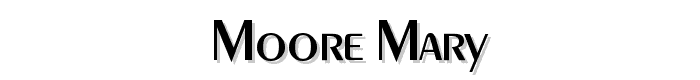 Moore Mary font